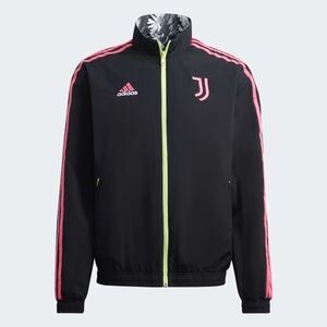 Adidas Juventus Men's Black Anthem Jacket Reversible Large